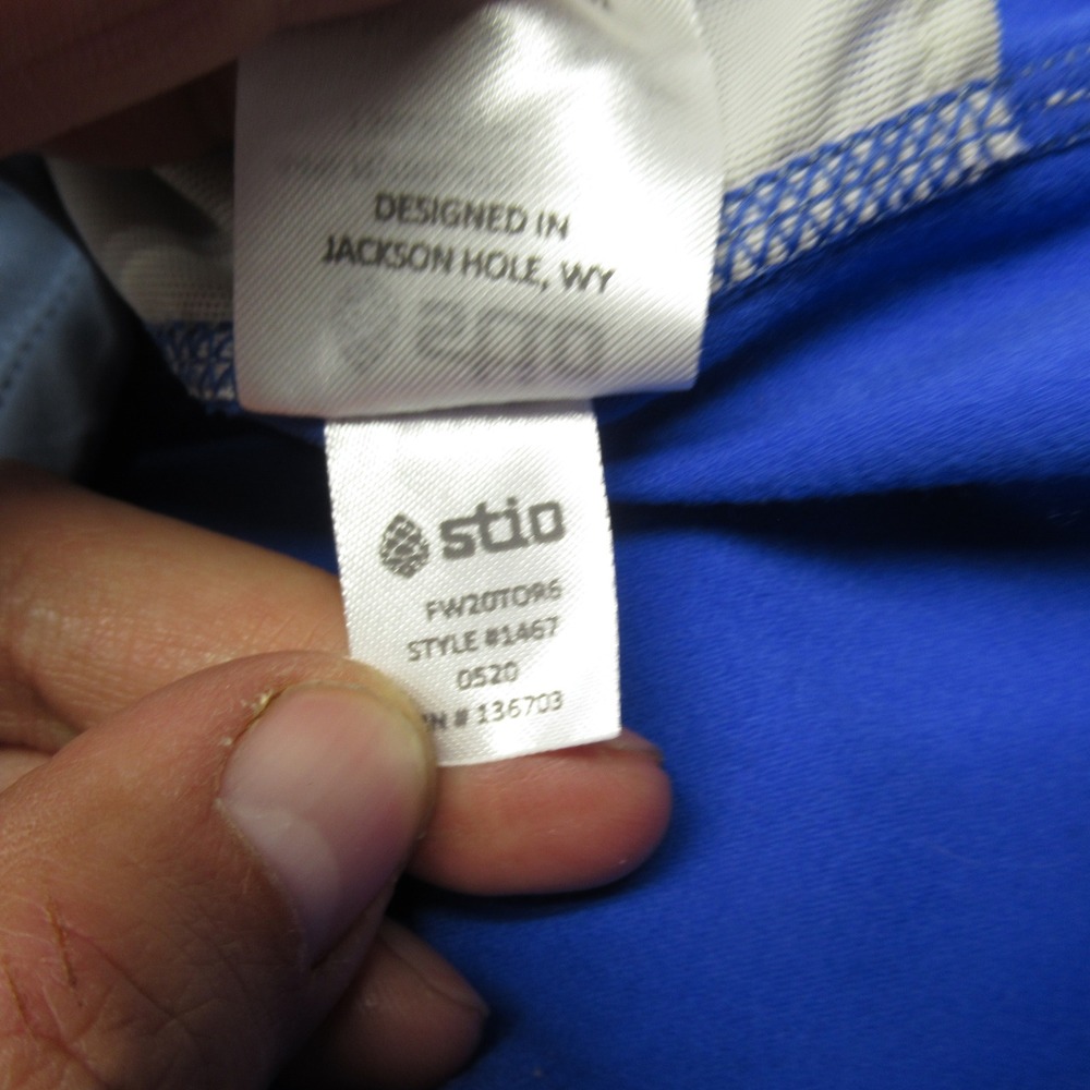 Stio Hoodie Women Small Blue Natural Power Logo Pullover Run Jog Hike Activewear - Picture 6 of 12